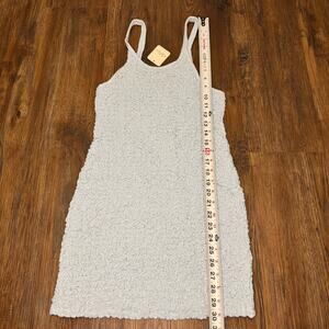 Free People Tito tank mini dress size small NWT Cotton baby blue stretch